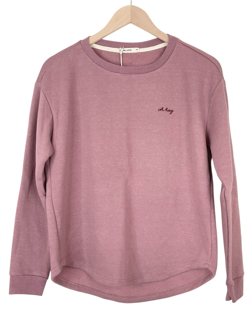 Marine Layer Oh Hey Sadie Sweatshirt Mauve Size Medium